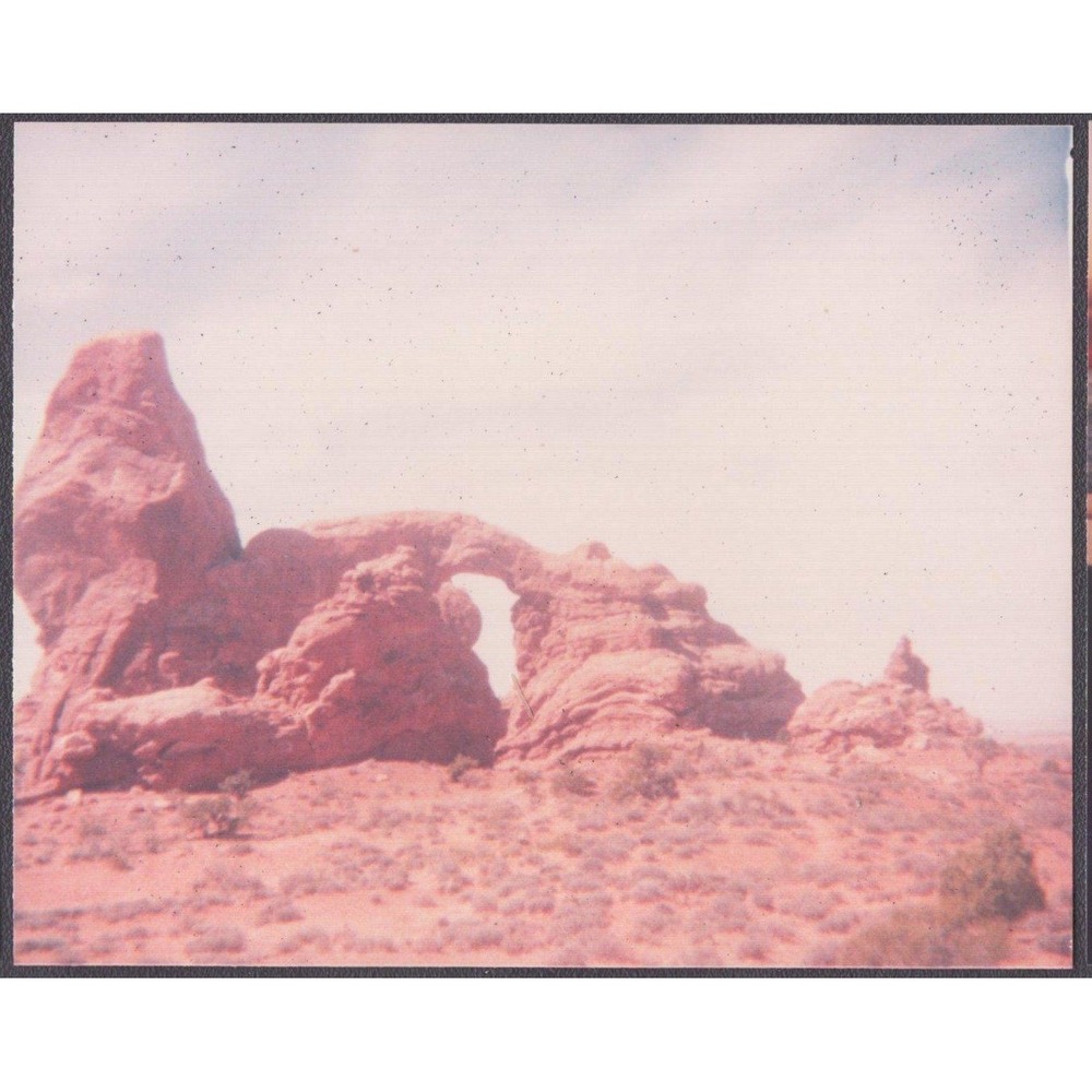 Color Snapshot 1989 Arches National Park Utah Natural Arch Rock Formation